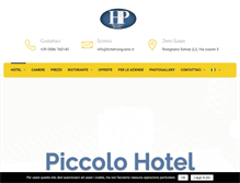 Tablet Screenshot of hotelrosignano.it